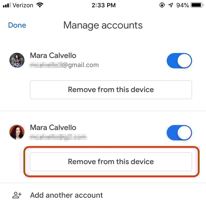 How to sign out of gmail on desktop and iphone app 